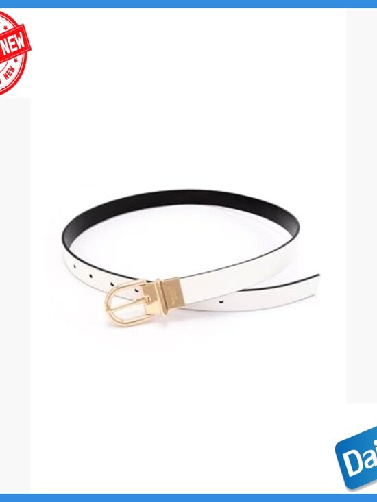 Reversible Leather Belt, Adjustable Sizing, 1 Inch Wide, Smooth Split main image 4